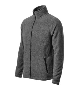 Factor micro fleece pánský černý melír S