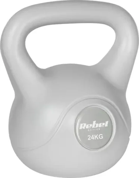 Rebel Active RBA-2322 černá / Kettlebell / bitumenový povrch / 24 kg (RBA-2322G-24)