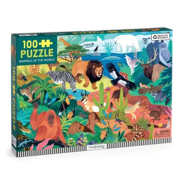 Mudpuppy Puzzle Zvířata světa