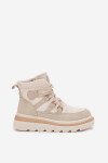 Dámské Botky Trapery Na Platformě Světle Béžové Liorae 41