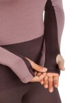 Dámské merino tričko s dlouhým rukávem ICEBREAKER Wmns 260 ZoneKnit LS Crewe, Java/Summit/Cb velikost: M