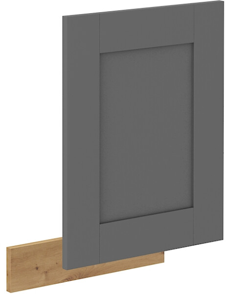 Dvířka na vestavnou myčku nádobí Luna ZM 570x446 Barva korpusu: Dub artisan, Barva dvířek: Dust Grey
