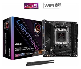 ASRock MB Sc AM5 B650I LIGHTNING WIFI, AMD B650, 2xDDR5, 1xHDMI, Mini-ITX EDF_380891