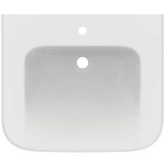 IDEAL STANDARD - Contour 21+ Umyvadlo bezbariérové 65x56 cm, s přepadem, otvor pro baterii, SmartGuard+, bílá E3622HY
