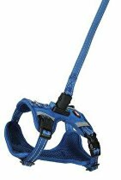 Postroj pes s vodítkem 2m CLIP&GO modrá XL Zolux