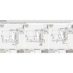BLUM 71B4500C závěs Cristallo (new), Blumotion, 110°, Onyx (347969)