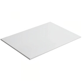 CERANO - Koupelnová deska z litého mramoru Elanys - bílá matná - 60x1,2x46 CER-662047