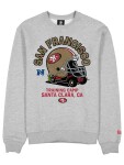 New Era Pánská mikina San Francisco 49ers NFL Training Golf Cart Crewneck Velikost: XL