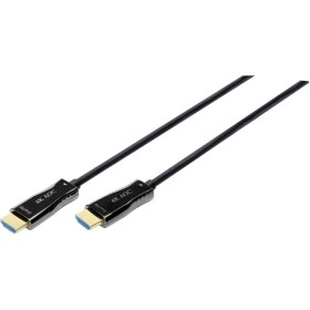 Digitus HDMI / optické vlákno kabel Zástrčka HDMI-A, Zástrčka HDMI-A 10.00 m černá AK-330125-100-S #####4K UHD HDMI kabel