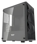 DarkFlash M305 Mesh černá / mATX / bez ventilátorů / 3x USB-A / průhledná bočnice / bez zdroje (M305 Mesh_Black)