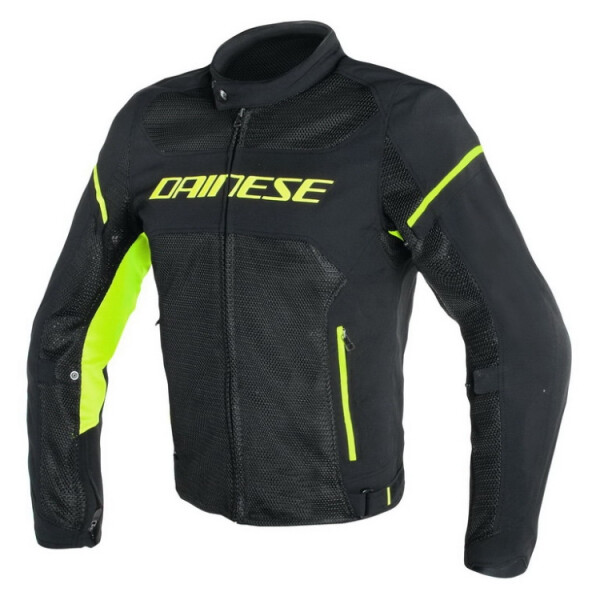 Dainese Air-Frame D1 pánská letní textil. bunda černá/fluo-žlutá