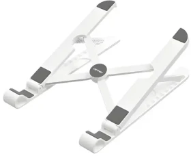 Vention KDNW0 bílá / Stojan pro notebook / výškově nastavitelný / skládací / do 17,3" (KDNW0)