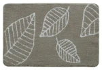 Spirella LEAF béžová / Koupelnová předložka / mikrovlákno / 60 x 90 cm / protiskluzová
