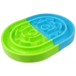 Dog Fantasy Miska Bludiště zpomalovací proti hltání zeleno-modrá 40 cm (454-808308)