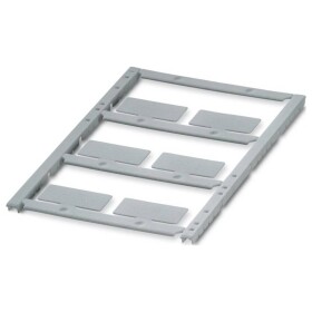 Phoenix Contact 1056550 UCT4-EMLP (27X12,5) SR popisovací štítek Druh montáže: nalepení Potisknutelná plocha: 12.5 x 27 mm stříbrná 10 ks