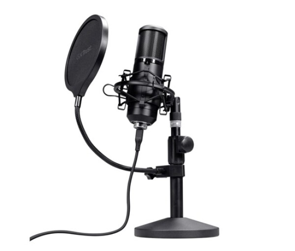 TRUST mikrofon GXT269 Emita II, USB-C, černá EDF_1667680