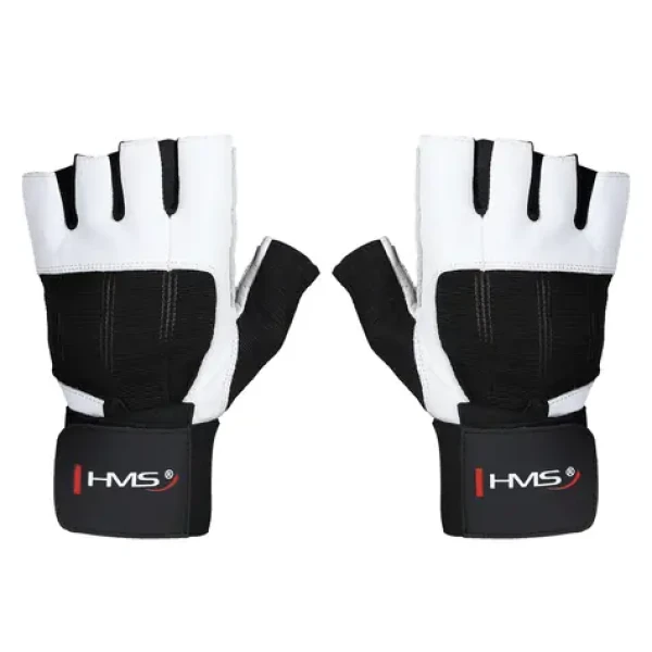 HMS RST04 BÍLÉ VEL.XL FITNESS RUKAVICE (17-63-236)