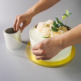 Cake star Acetátová folie na dorty a dezerty 10cm x 10m