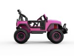 Mamido Elektrické autíčko Buggy BIG FOOT 4x4 rúžové 24V | 800W | 60 kg | EVA | LED | 2,4Ghz | ECO kůže