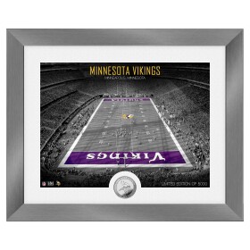 Obraz Minnesota Vikings NFL Art Deco Stadium Silver Coin