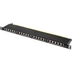 DIGITUS Patch panel, CAT6,19,24xUTP RJ45