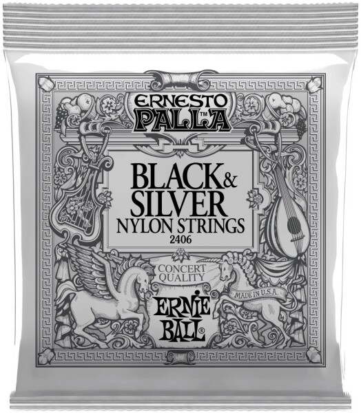 Ernie Ball 2406 Ernesto Palla Black & Silver