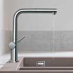 HANSGROHE - M54 Dřezová baterie Talis s výsuvnou koncovkou, sBox, chrom 72809000