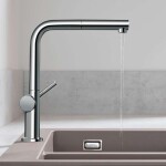HANSGROHE - M54 Dřezová baterie Talis s výsuvnou koncovkou, chrom 72808000