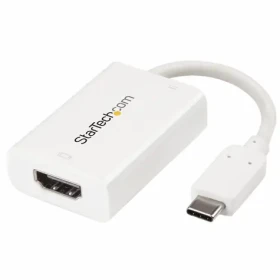 StarTech adaptér USB-C na HDMI PowerDelivery 60W bílá / 4K 60Hz / Thunderbolt 3 (CDP2HDUCPW)
