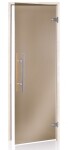 Dveře do sauny "A" Light Premium 7x19 Bronze 690x1890 mm Osika CA719BRASLPL