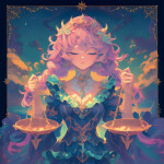 Nástěnný kalendář poznámkový 2027 Notique Anime Zodiac, 30 x 30 cm