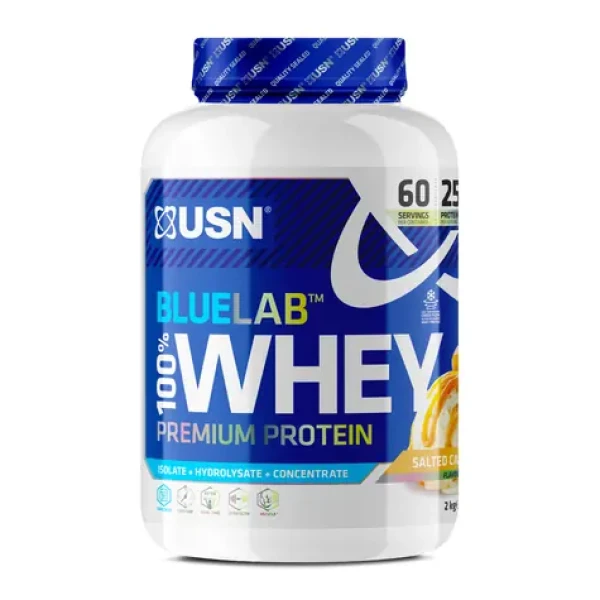 USN BlueLab 100% Whey Protein Premium 908 g salted caramel (13395)