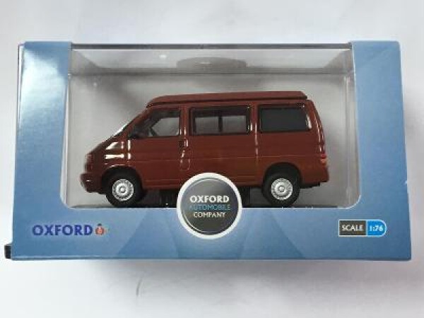 VW T4 Westfalia Camper Paprika Red - 1/76 Oxford (V13-20)