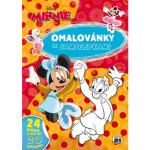 Omalovánky A4 se samolepkami Minnie