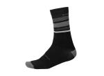 Endura Merino Stripe ponožky mat black EU 37-42