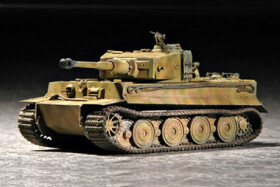 Trumpeter slepovací model německý tank Tiger I. Late 1:72