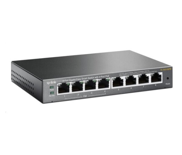 TP-Link Easy Smart switch TL-SG108PE (8xGbE, 4xPoE+, 64W, fanless) EDF_324629