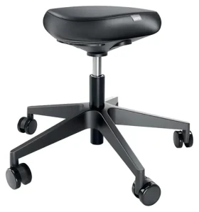 Leitz Ergo černá / Ergonomická stolička / kolečka 360° / nosnost 110 kg / výška 47-60 cm (65780095)