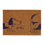 Bella Rose Rohožka z kokosových vláken Pes / Ahoj, přírodní barva