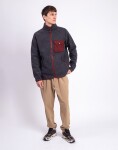 Fjällräven Vardag Pile Fleece M 030-352 Dark Grey-Maroon S