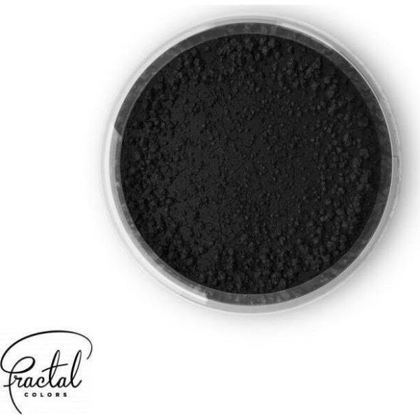 Jedlá prachová barva Fractal Black (1,5