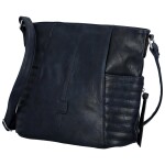 Trendy dámská koženková crossbody kabelka, Lisana, tmavě modrá