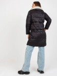 Černá zimní bunda s odepínacími rukávy Factory Price (TR8139) odstíny černé S (36)
