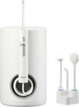 Panasonic EW1614W503 bílá / Elektrická ústní sprcha / ústní centrum / 10 programů / 3 trysky v balení / 600 ml (EW1614W503)