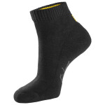 Snickers Workwear Nízké bavlněné ponožky, trojbalení Velikost: 45-48, Černá