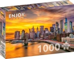 ENJOY Puzzle New York za soumraku, USA