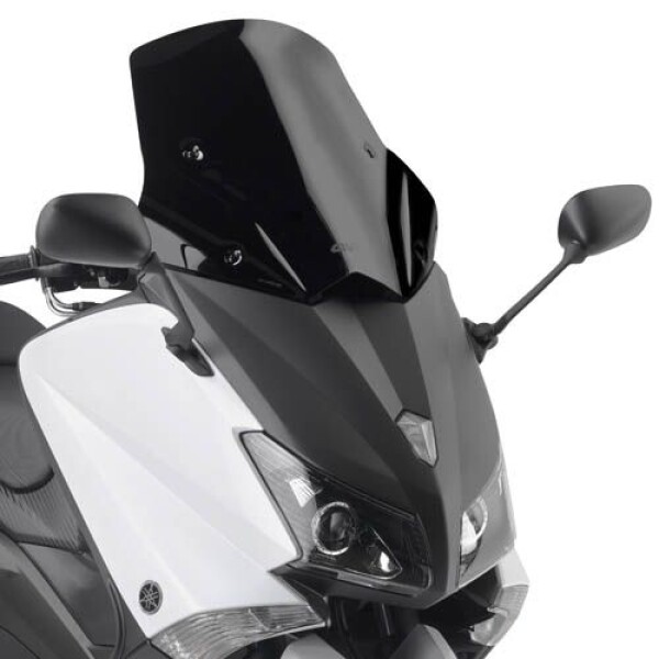 D2013B plexi černé lesklé, sportovní Yamaha T-Max 530 (12-16), vxš460x480 mm