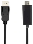 Nedis DisplayPort kabel na HDMI černý / Kabel DisplayPort na HDMI / 4K 30Hz / Poniklované konektory / 2 m (CCGL37101BK20)