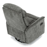 Polohovací křeslo, šedá, látka, TV-H9327 GREY2