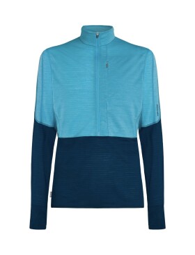 ICEBREAKER Mens Mer 200 Realfleece Descender LS Half, Arctic/Atlantis/Cb (vzorek) velikost: M